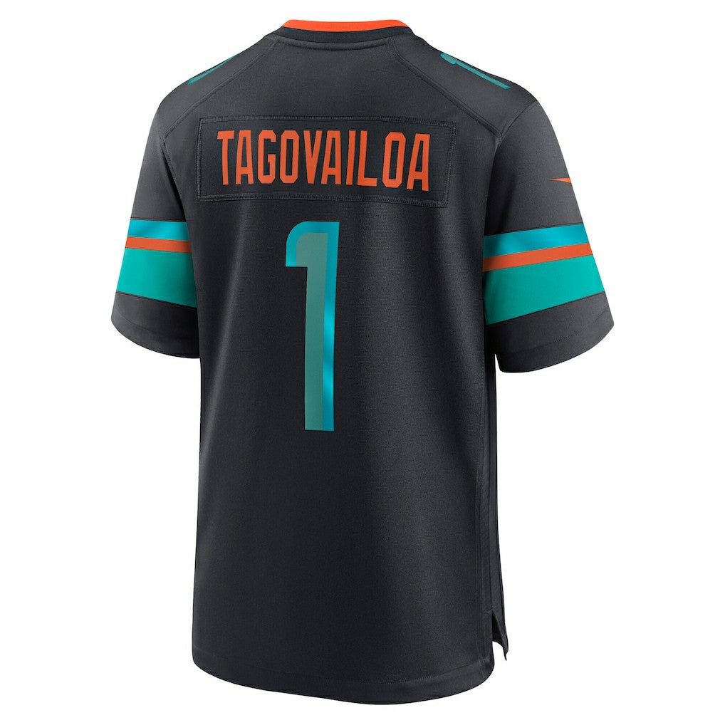 Tua Tagovailoa Miami Dolphins 2025 Rivalries Collection Game Jersey - Pitch Blue | Nike discount