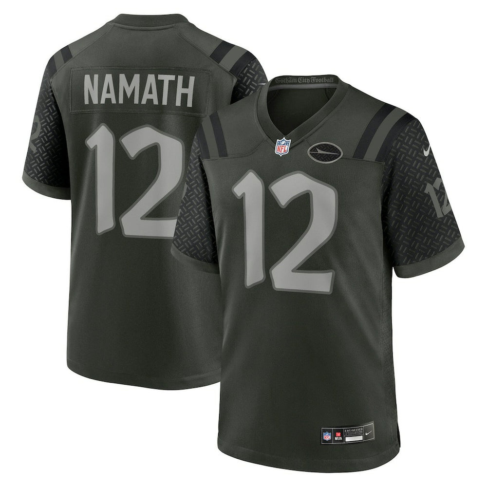 Joe Namath New York Jets 2025 Rivalries Collection Retired Player Game Jersey - Gotham Green | Nike discount