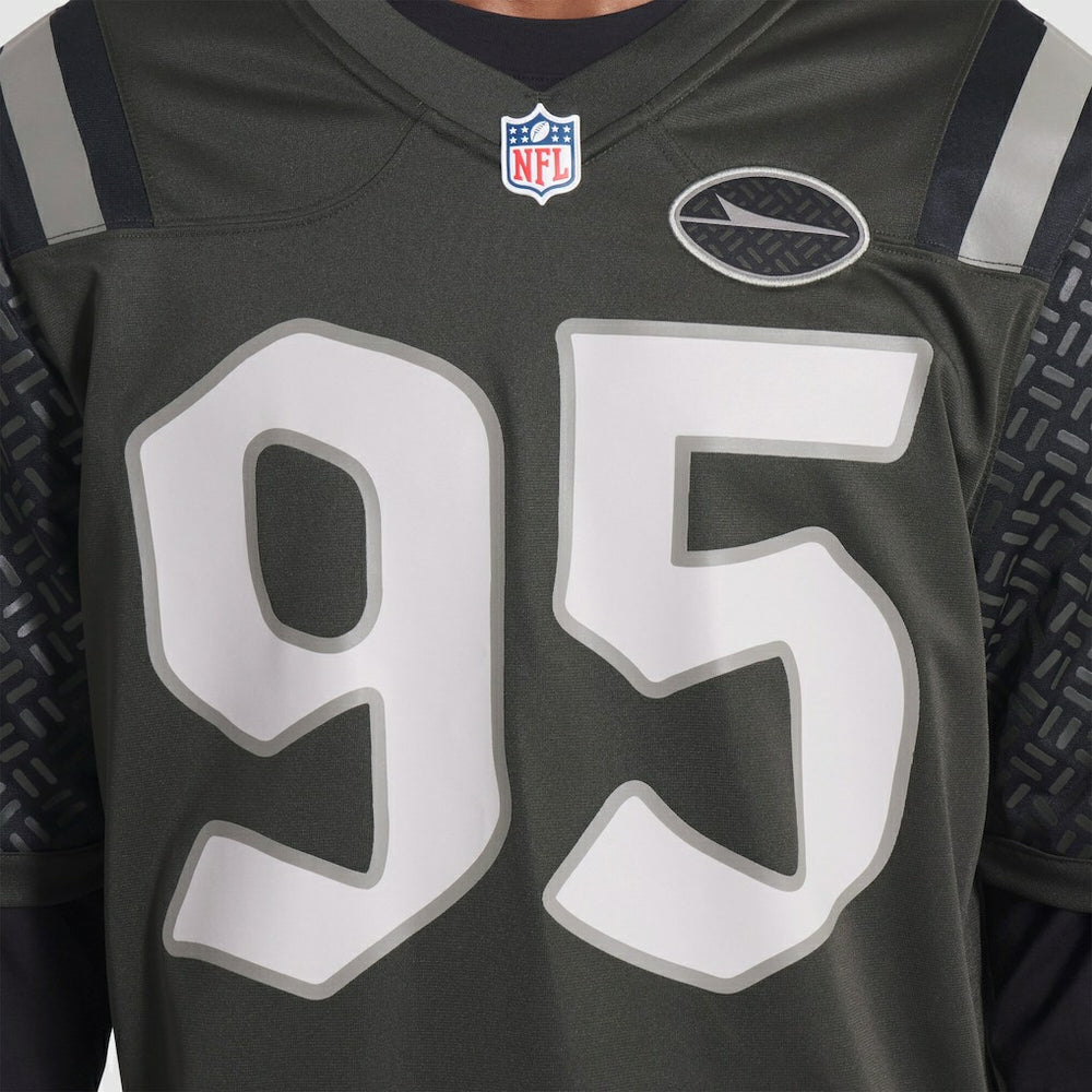 Quinnen Williams New York Jets 2025 Rivalries Collection Game Jersey - Gotham Green | Nike cheap
