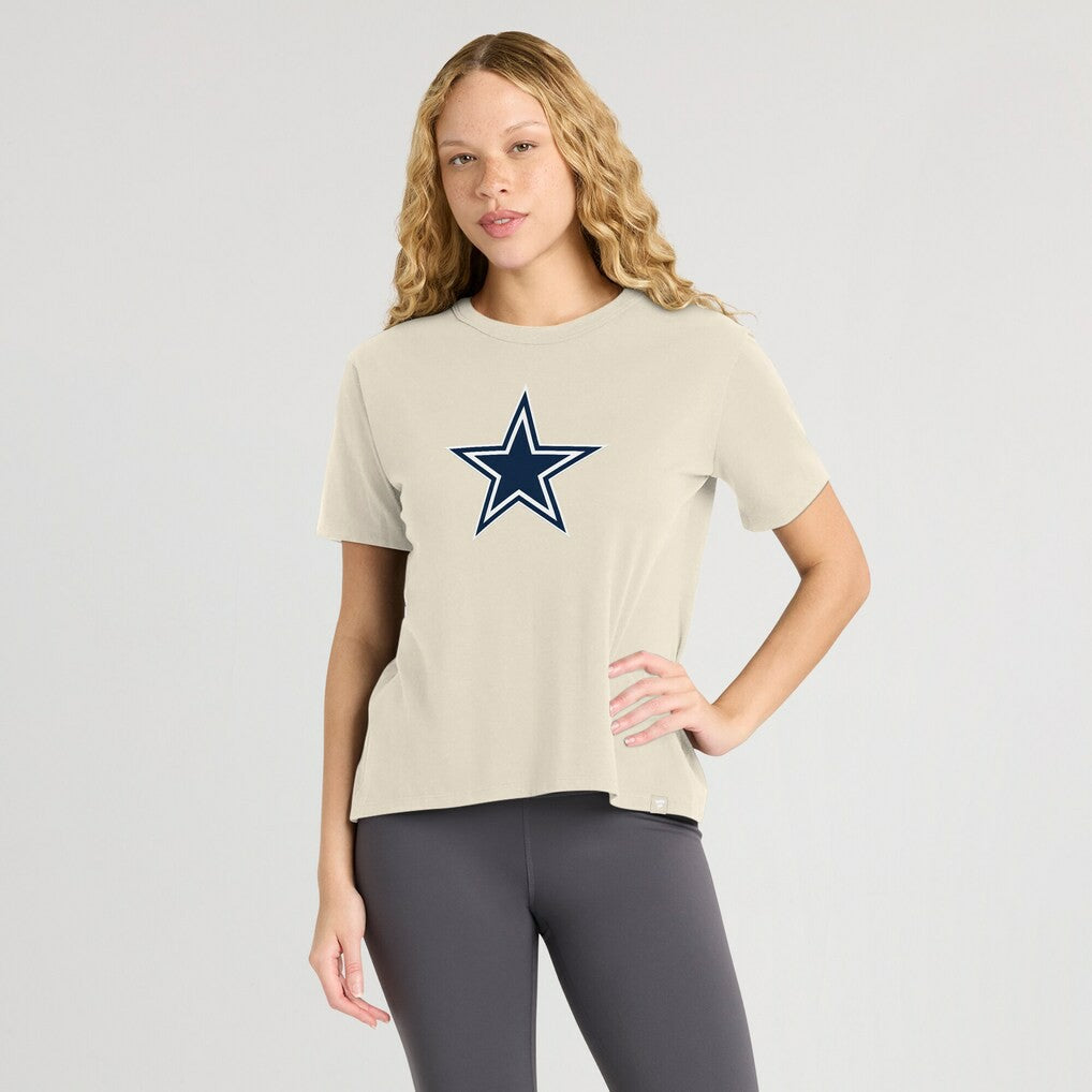 Dallas Cowboys Women's Dove Legacy T-Shirt - Cream online