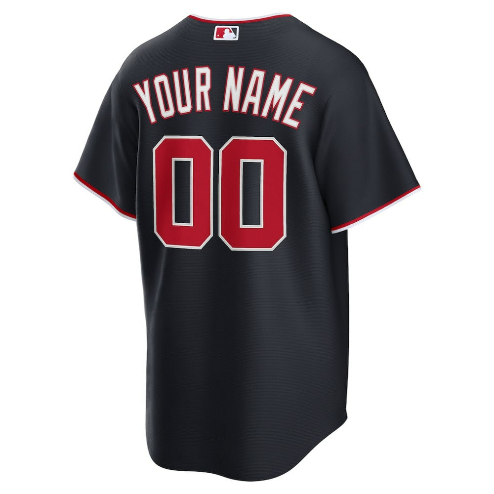 Washington Nationals Alternate Custom Replica Jersey - Navy | Nike