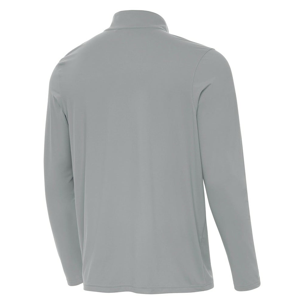 Pittsburgh Steelers Antigua St Patrick Day Intent Quarter-Zip Pullover Top - Gray for sale