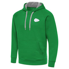 Kansas City Chiefs Antigua St. Patrick's Day Victory Pullover Hoodie - Kelly Green discount