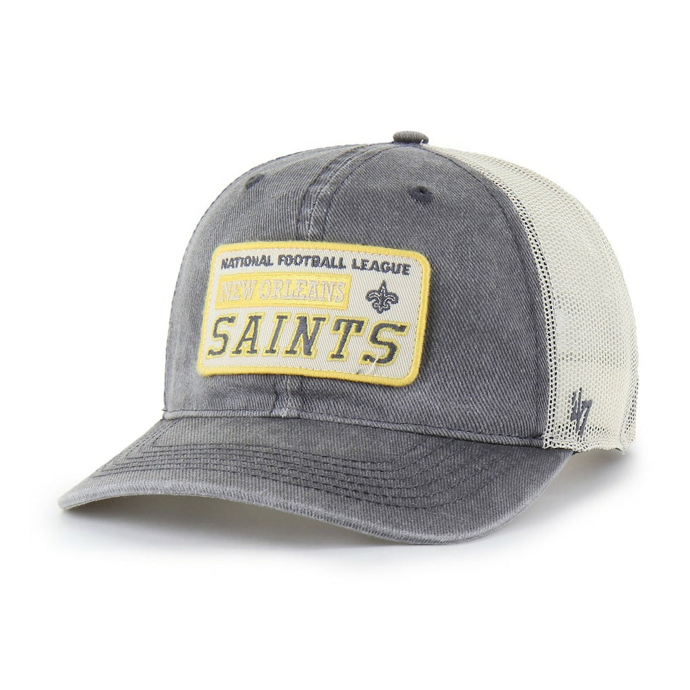 New Orleans Saints '47 Canteen Relaxed Trucker Adjustable Hat - Charcoal outlet