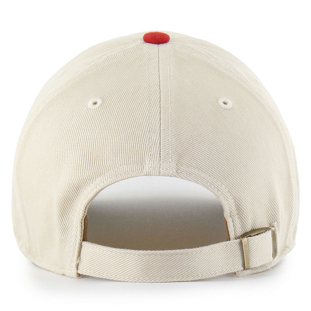 San Francisco 49ers '47 Fairfield MVP Throwback Adjustable Hat - Cream/Scarlet outlet