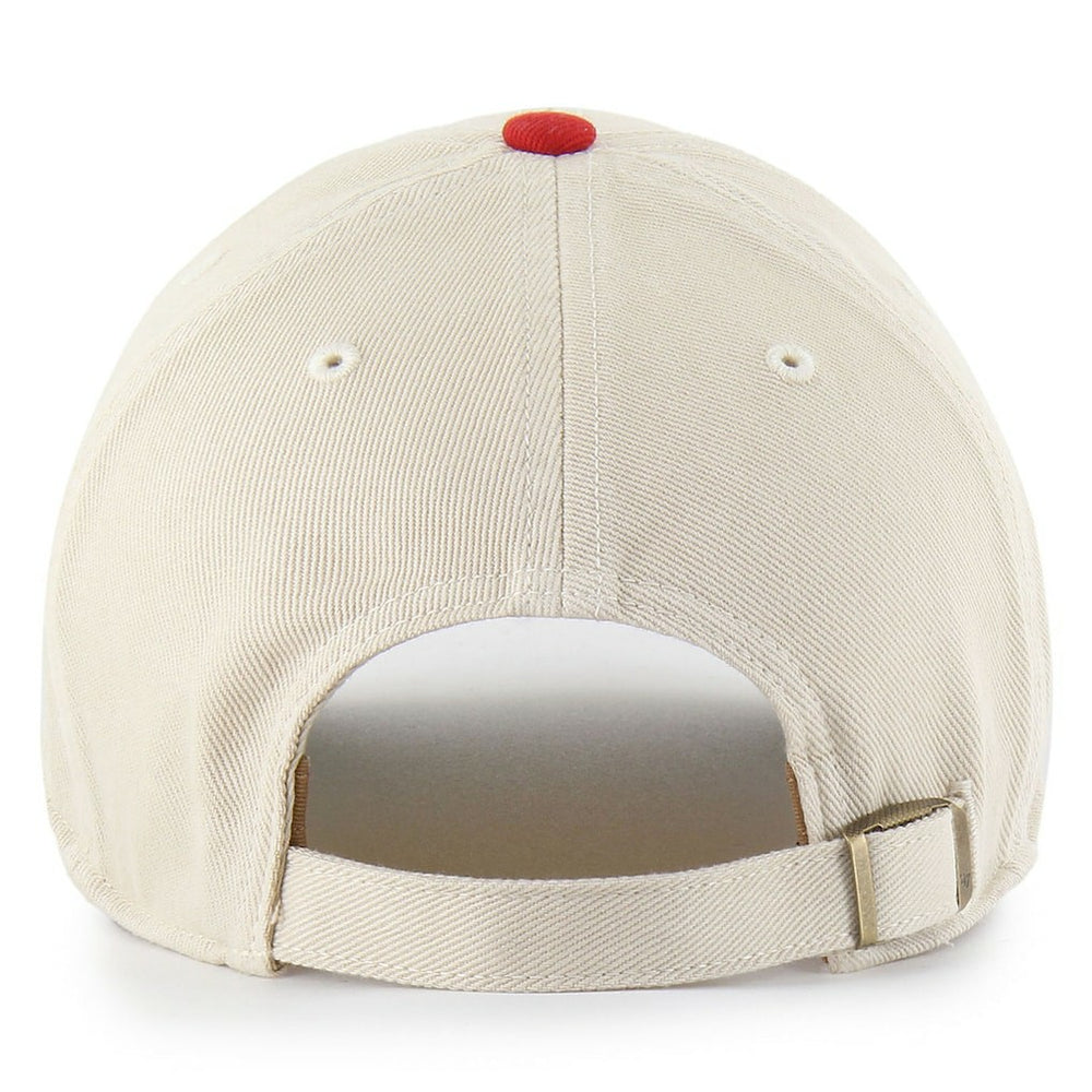 San Francisco 49ers '47 Fairfield MVP Throwback Adjustable Hat - Cream/Scarlet outlet