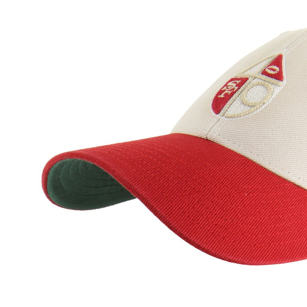 San Francisco 49ers '47 Fairfield MVP Throwback Adjustable Hat - Cream/Scarlet outlet