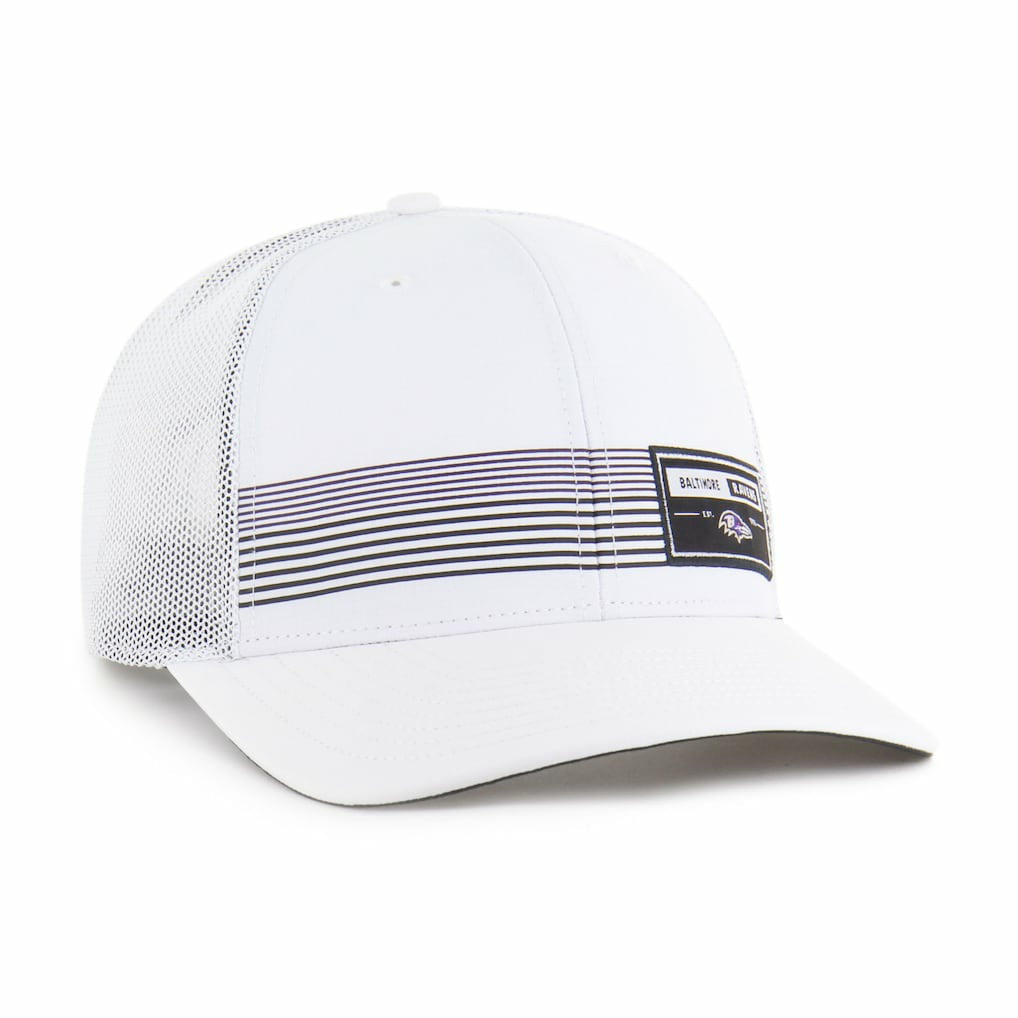 Baltimore Ravens '47 Rangefinder Trucker Adjustable Hat - White for sale