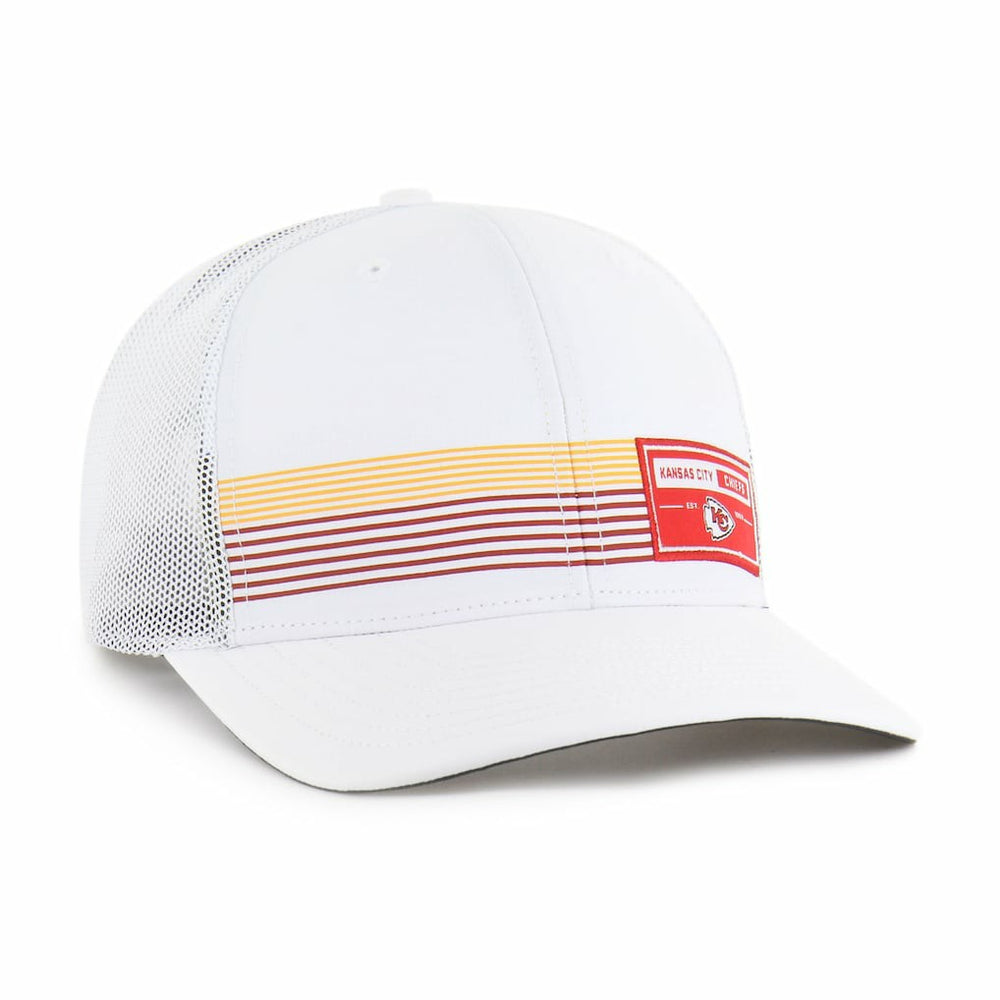 Kansas City Chiefs '47 Rangefinder Trucker Adjustable Hat - White for sale