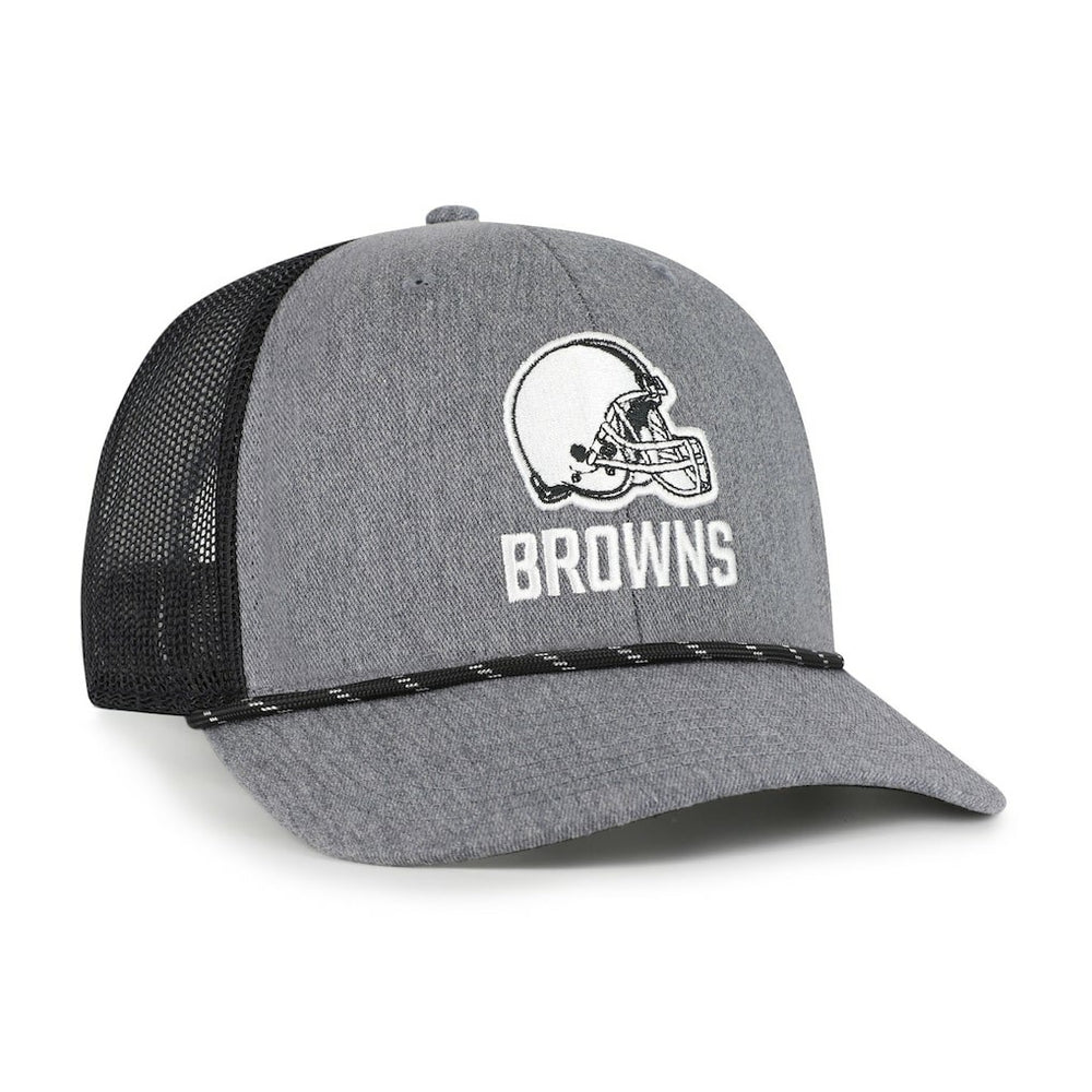 Cleveland Browns '47 Carbon Rope Trucker Adjustable Hat - Heather Charcoal outlet
