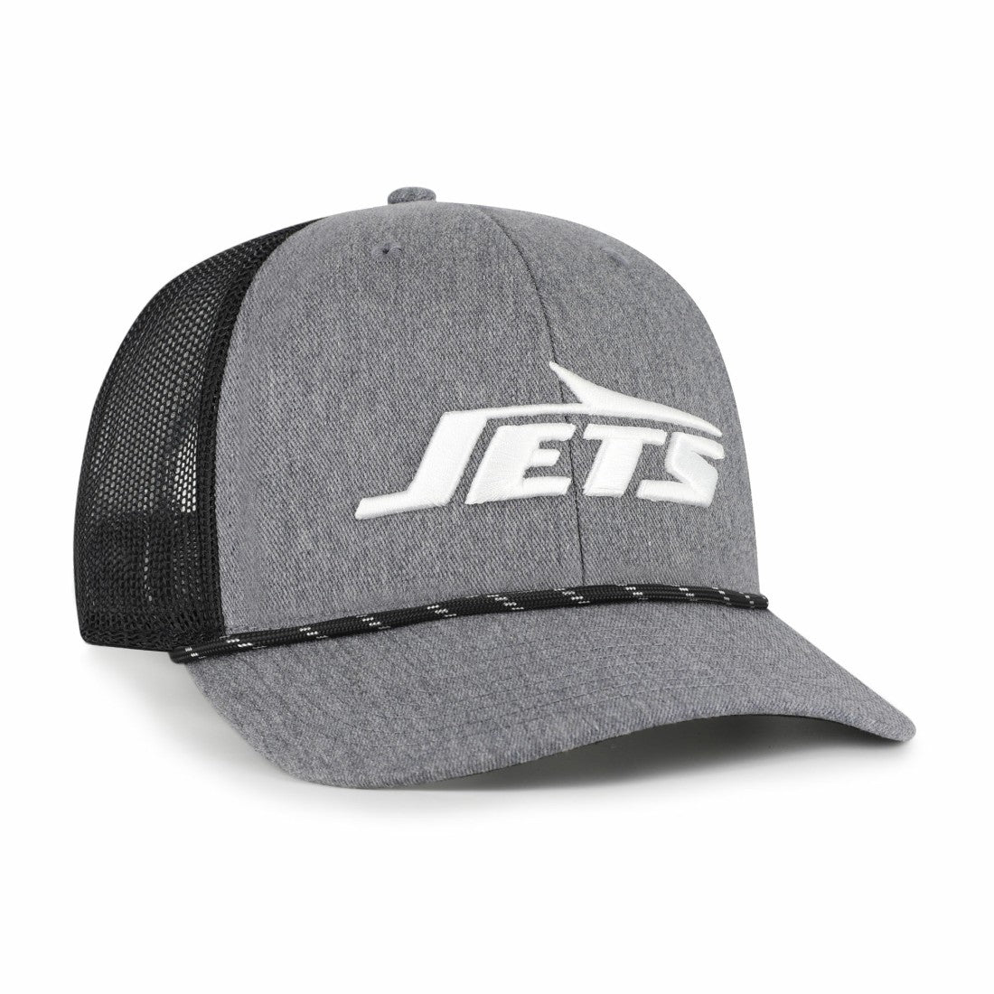 New York Jets '47 Carbon Rope Trucker Adjustable Hat - Heather Charcoal outlet