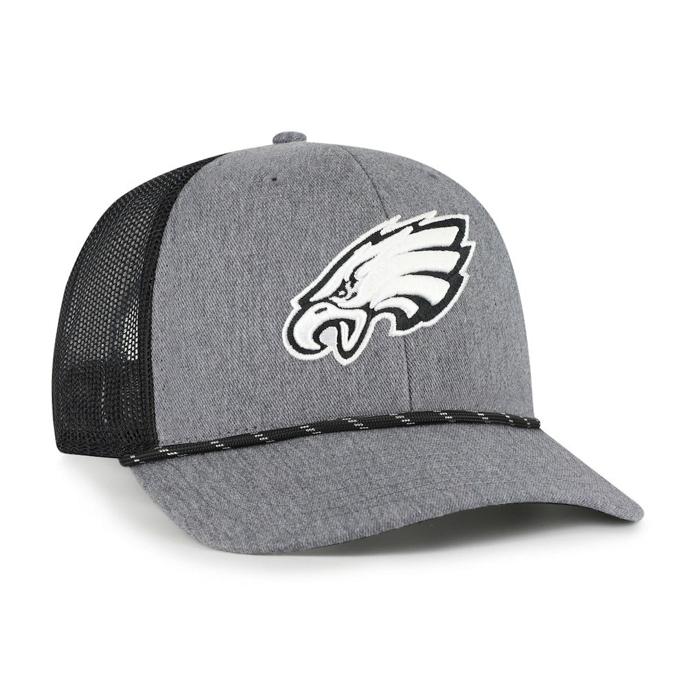 Philadelphia Eagles '47 Carbon Rope Trucker Adjustable Hat - Heather Charcoal discount