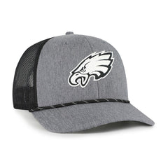 Philadelphia Eagles '47 Carbon Rope Trucker Adjustable Hat - Heather Charcoal discount