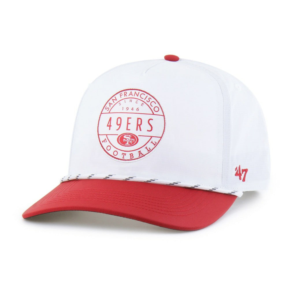 San Francisco 49ers '47 Suburbia Hitch Two-Tone Adjustable Hat - White/Scarlet on sale
