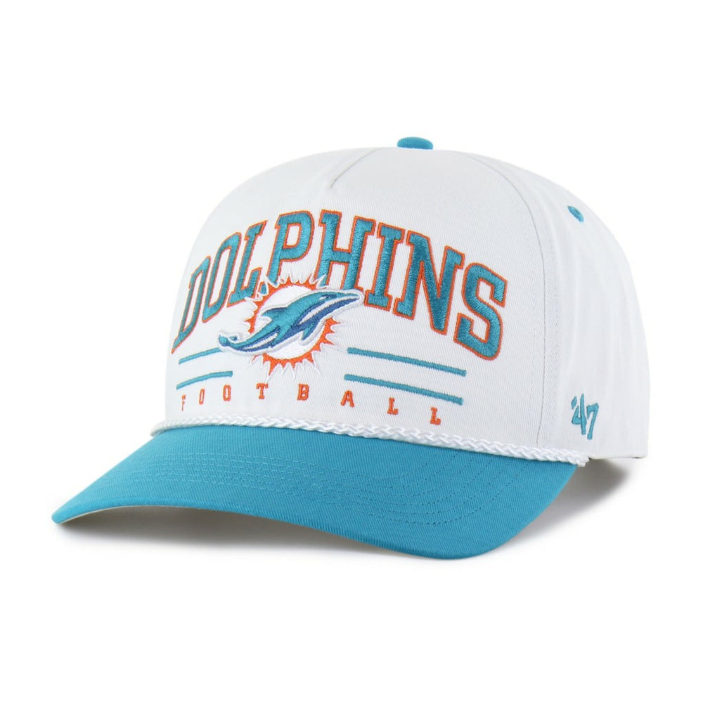 Miami Dolphins '47 Roscoe Two-Toned Hitch Adjustable Hat - White/Aqua discount