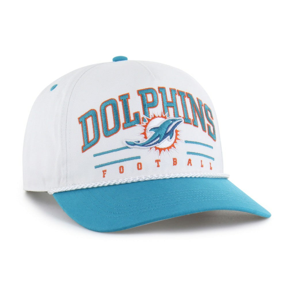 Miami Dolphins '47 Roscoe Two-Toned Hitch Adjustable Hat - White/Aqua discount
