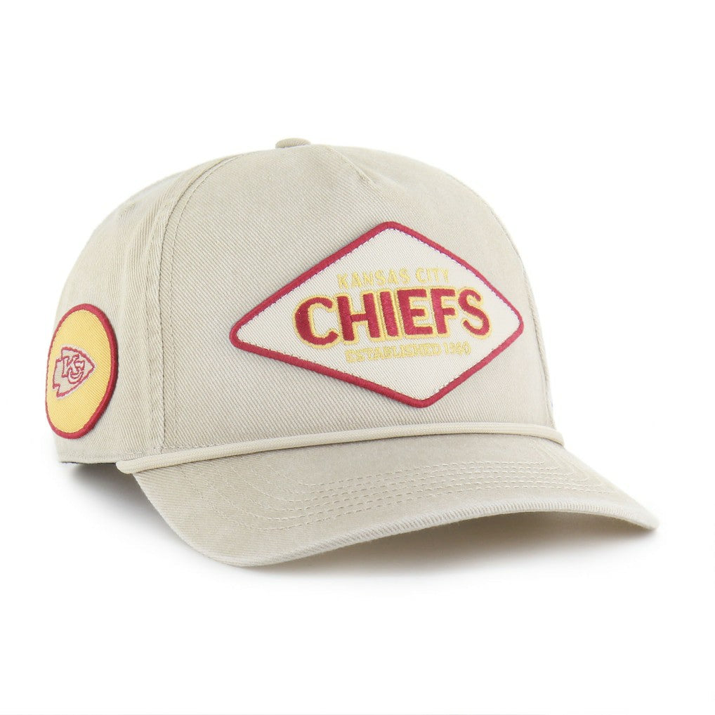 Kansas City Chiefs '47 Cairn Hitch Adjustable Hat - Khaki cheap
