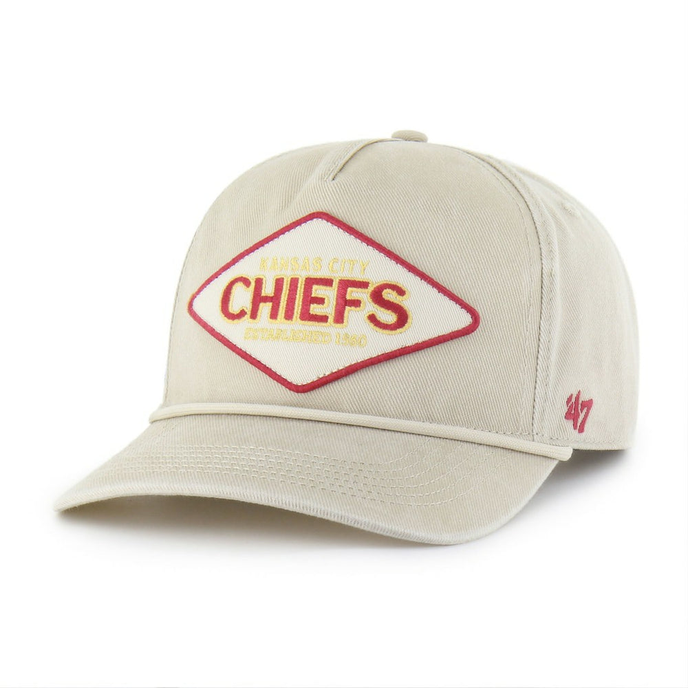 Kansas City Chiefs '47 Cairn Hitch Adjustable Hat - Khaki cheap