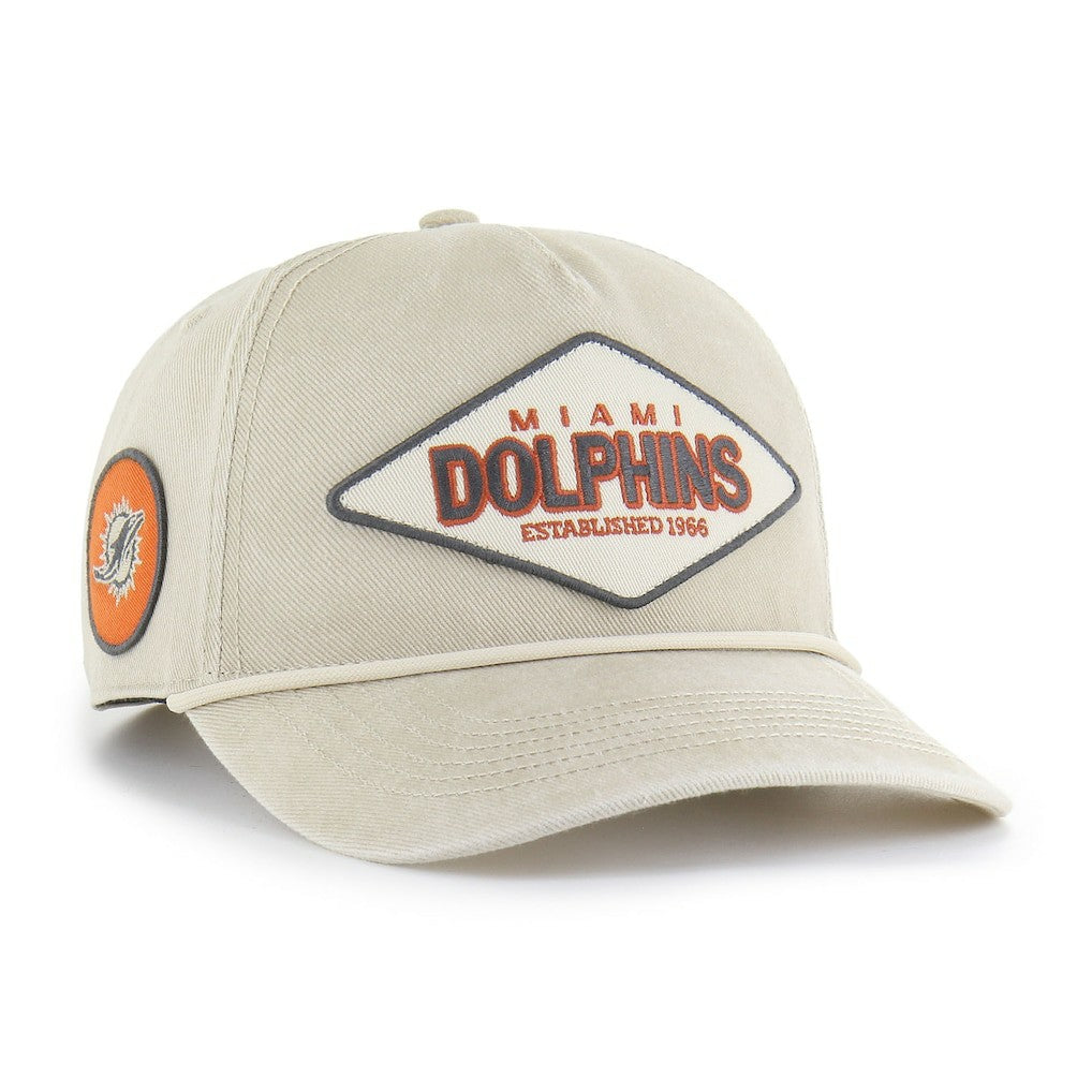 Miami Dolphins '47 Cairn Hitch Adjustable Hat - Khaki discount