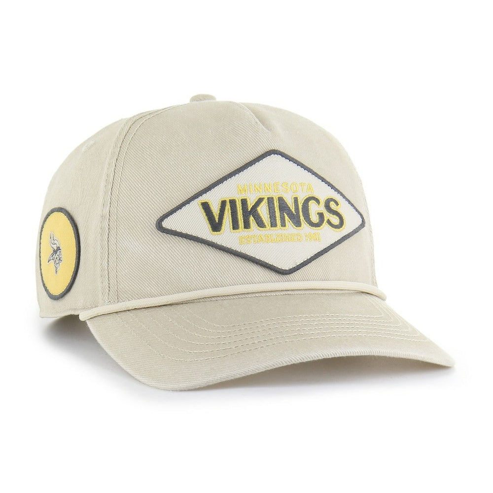Minnesota Vikings '47 Cairn Hitch Adjustable Hat - Khaki discount