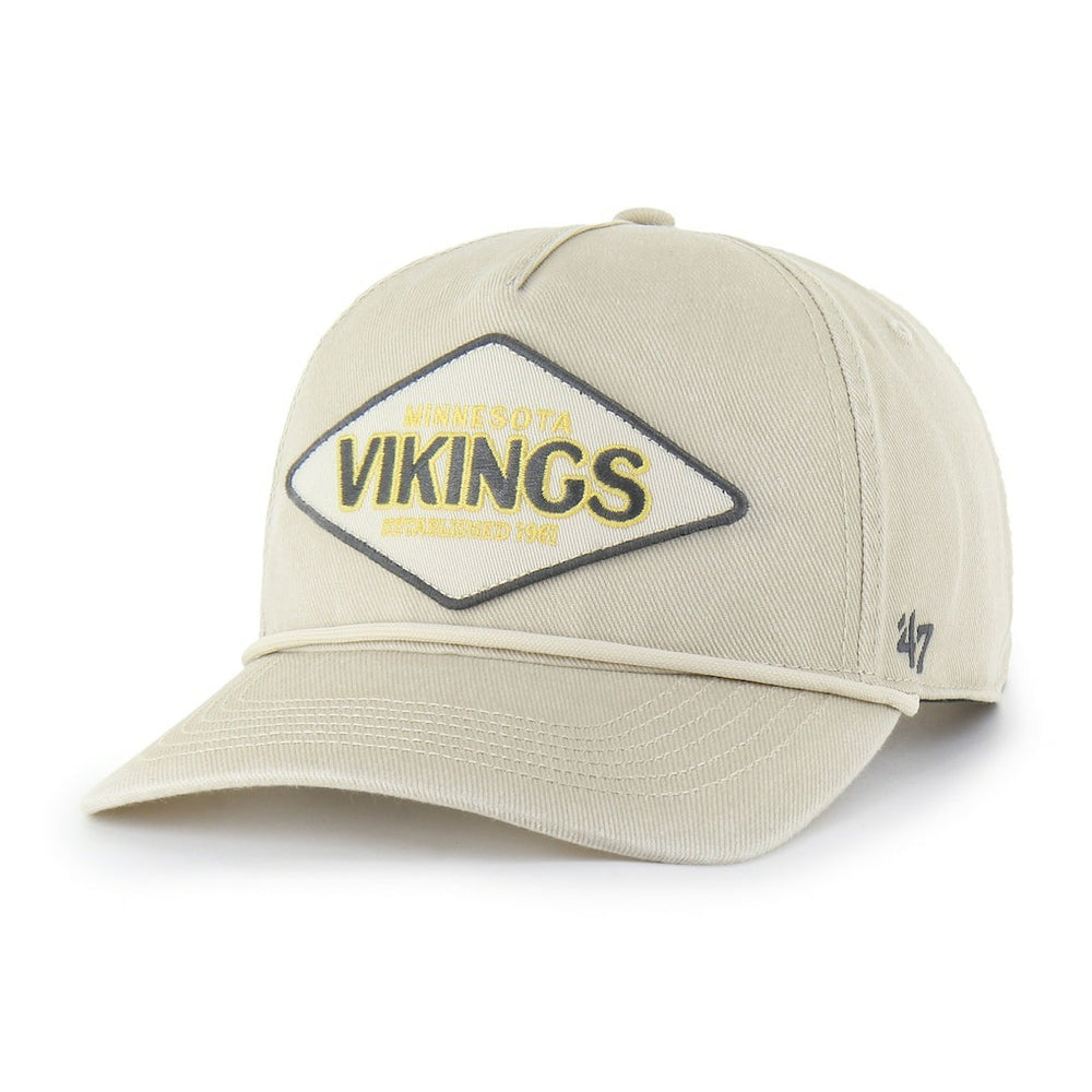 Minnesota Vikings '47 Cairn Hitch Adjustable Hat - Khaki discount
