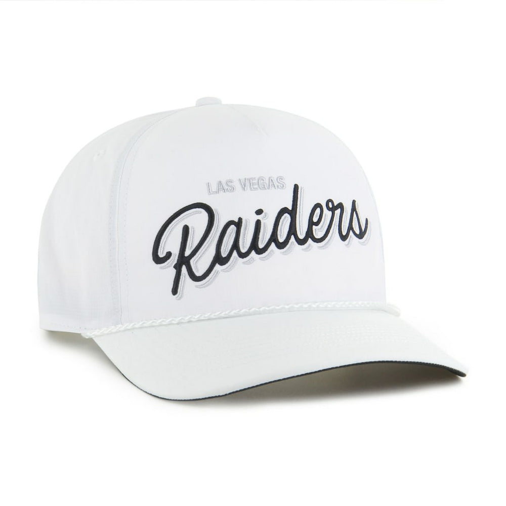 Las Vegas Raiders '47 Brrr Fairway Hitch Adjustable Hat - White for sale