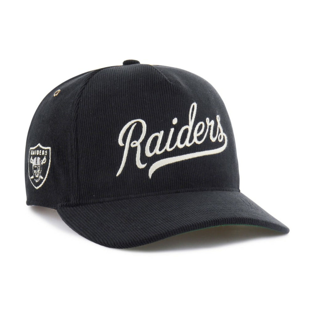 Las Vegas Raiders '47 Golden Age Corduroy Hitch Adjustable Hat - Black outlet
