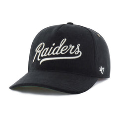 Las Vegas Raiders '47 Golden Age Corduroy Hitch Adjustable Hat - Black outlet