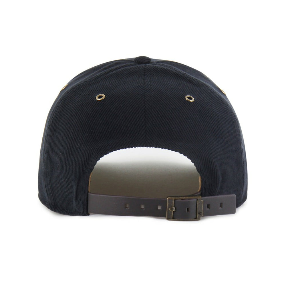 Las Vegas Raiders '47 Golden Age Corduroy Hitch Adjustable Hat - Black outlet