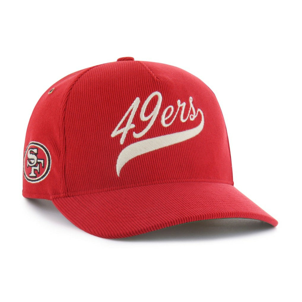 San Francisco 49ers '47 Golden Age Corduroy Hitch Adjustable Hat - Scarlet outlet