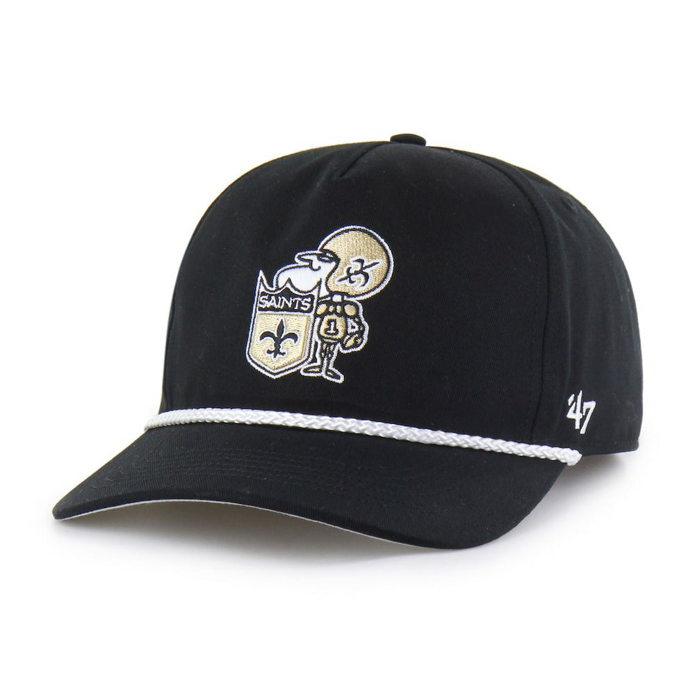 New Orleans Saints '47 Rope Hitch Adjustable Hat - Black cheap