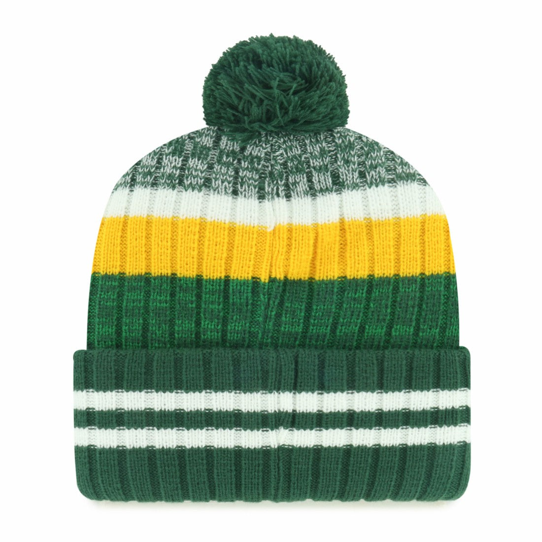 Green Bay Packers '47 Quiver Cuffed Knit Hat with Pom for sale