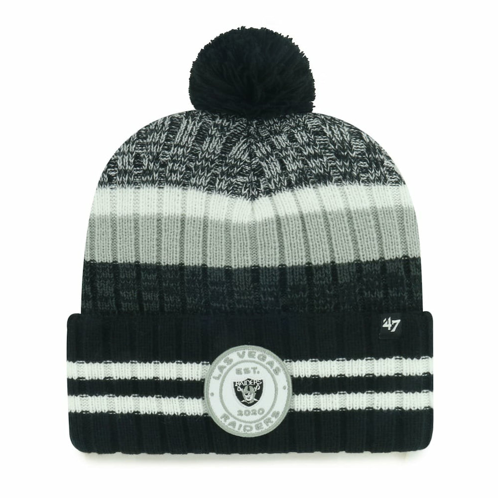 Las Vegas Raiders '47 Quiver Cuffed Knit Hat with Pom for sale