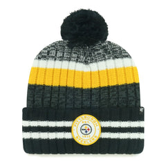 Pittsburgh Steelers '47 Quiver Cuffed Knit Hat with Pom on sale