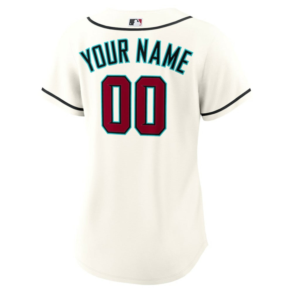 Arizona Diamondbacks Women's Home Custom Replica 2.0 Jersey - Cream | Nike