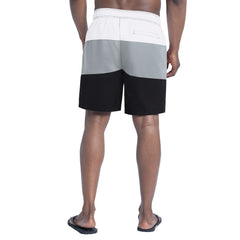 Las Vegas Raiders G-III Sports by Carl Banks Sunrise Volley Swim Shorts - Black/Silver cheap