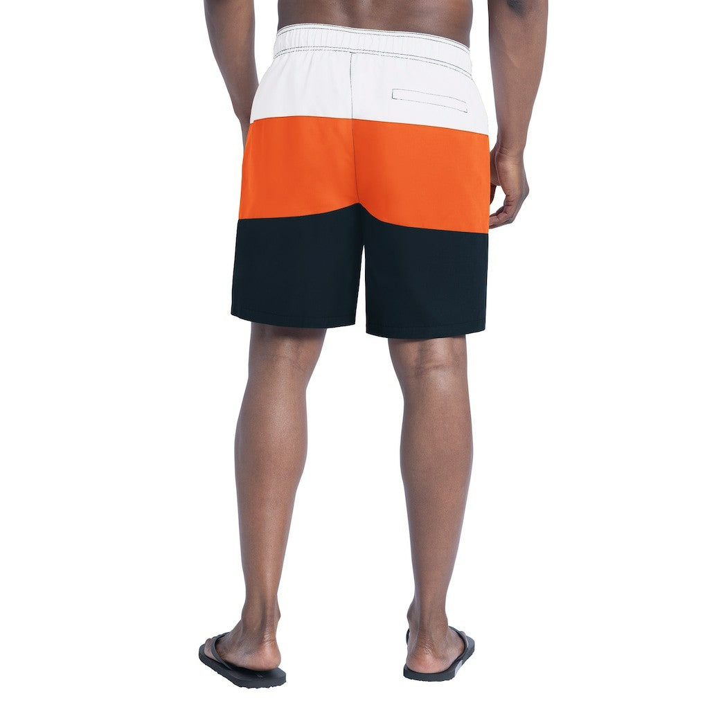 Chicago Bears G-III Sports by Carl Banks Sunrise Volley Swim Shorts - Navy/Orange outlet