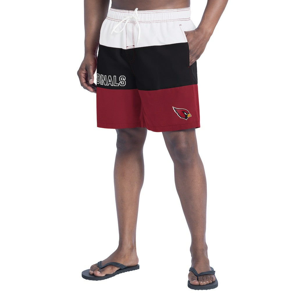 Arizona Cardinals G-III Sports by Carl Banks Sunrise Volley Swim Shorts - Cardinal/Black discount