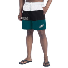 Philadelphia Eagles G-III Sports by Carl Banks Sunrise Volley Swim Shorts - Midnight Green/Black on sale