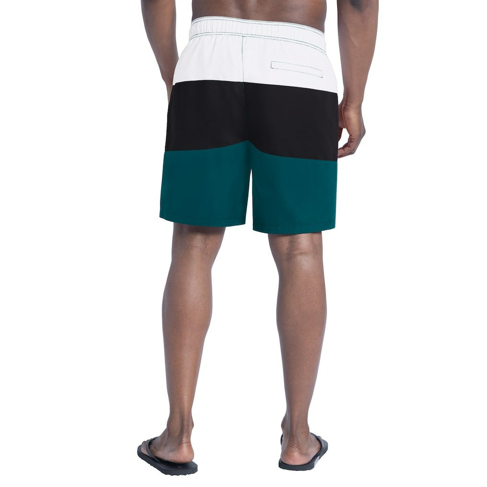 Philadelphia Eagles G-III Sports by Carl Banks Sunrise Volley Swim Shorts - Midnight Green/Black on sale