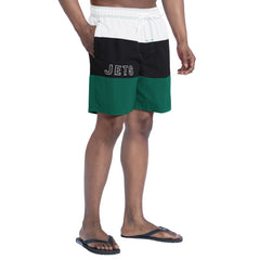 New York Jets G-III Sports by Carl Banks Sunrise Volley Swim Shorts - Green/Black sale