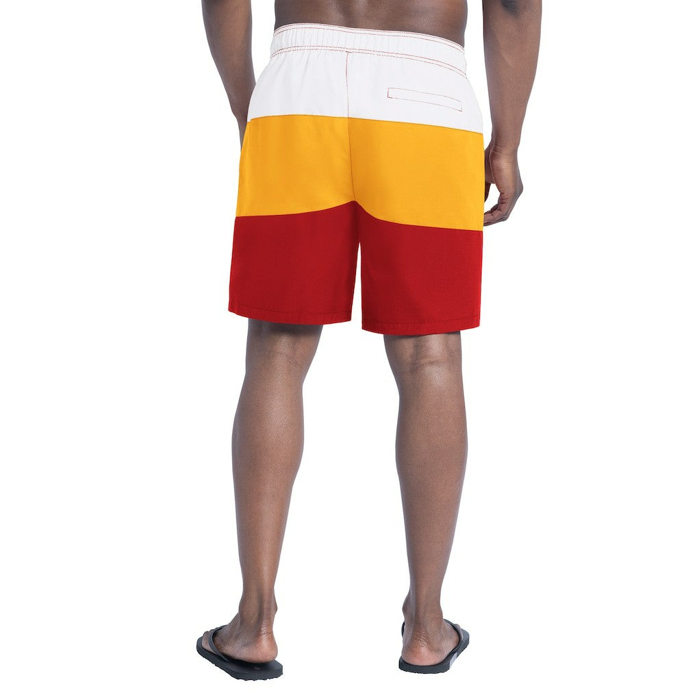 Kansas City Chiefs G-III Sports by Carl Banks Sunrise Volley Swim Shorts - Red/Gold sale