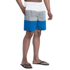 Detroit Lions G-III Sports by Carl Banks Sunrise Volley Swim Shorts - Blue/Silver discount
