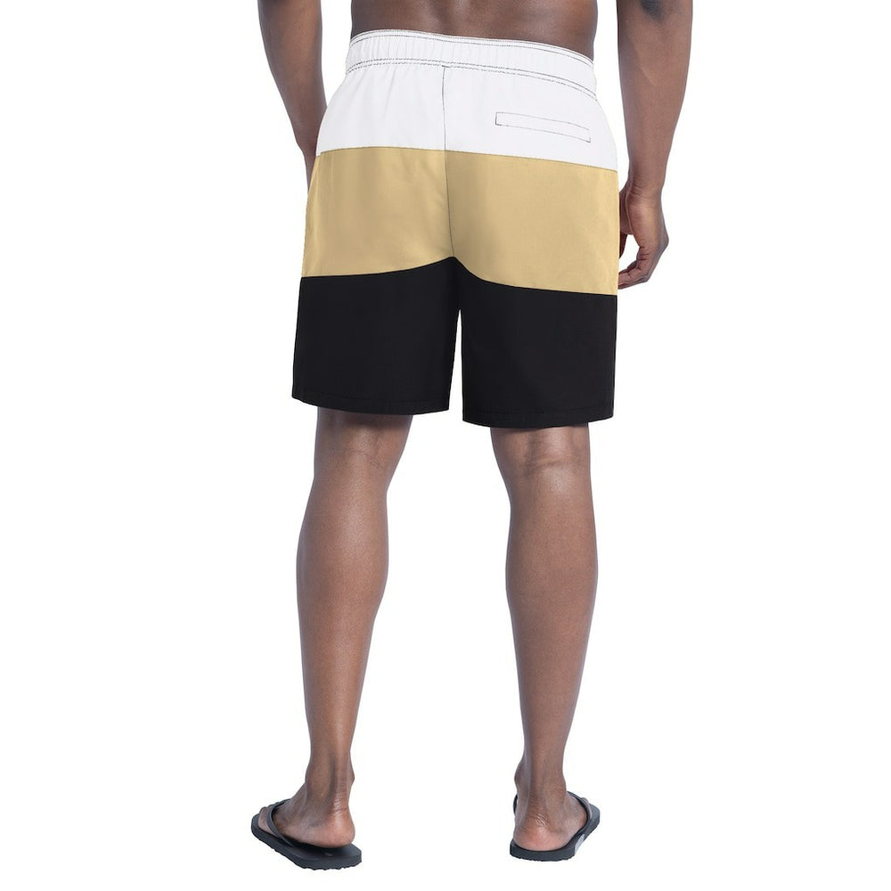 New Orleans Saints G-III Sports by Carl Banks Sunrise Volley Swim Shorts - Black/Gold outlet