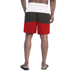 Tampa Bay Buccaneers G-III Sports by Carl Banks Sunrise Volley Swim Shorts - Red/Pewter for sale