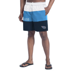 Tennessee Titans G-III Sports by Carl Banks Sunrise Volley Swim Shorts - Navy/Light Blue discount