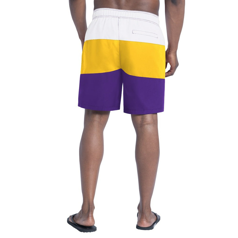 Minnesota Vikings G-III Sports by Carl Banks Sunrise Volley Swim Shorts - Purple/Gold discount