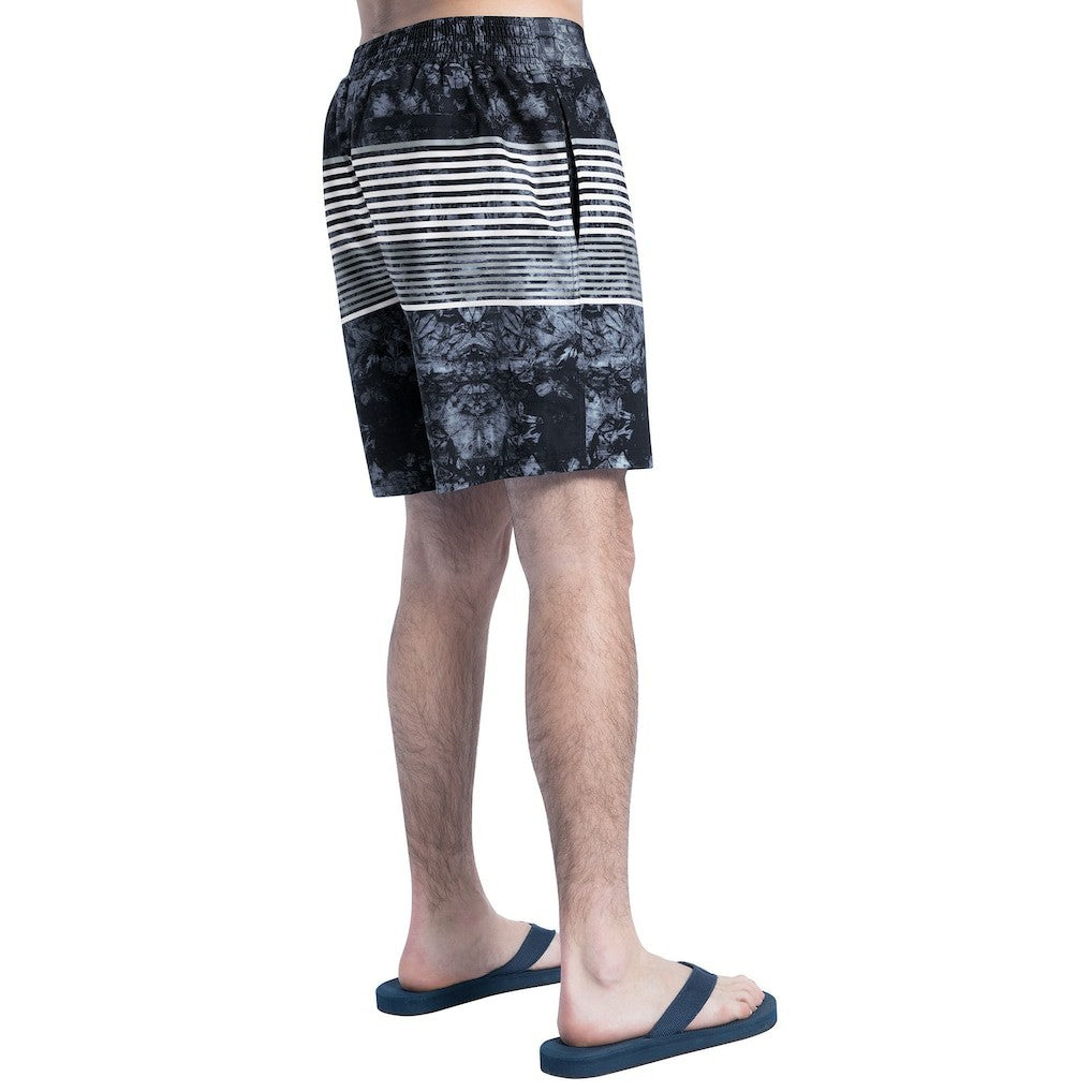 Baltimore Ravens G-III Sports by Carl Banks Horizon Volley Swim Shorts - Black/Gray on sale