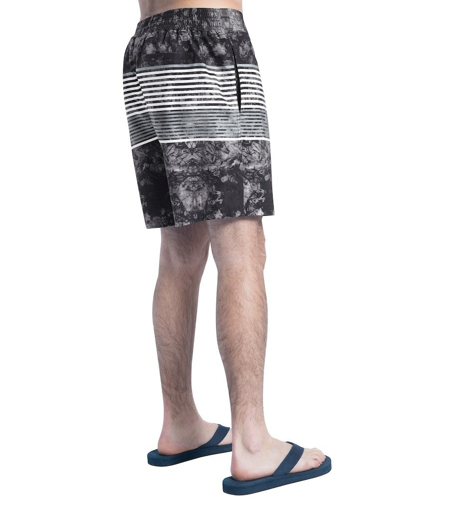 Baltimore Ravens G-III Sports by Carl Banks Horizon Volley Swim Shorts - Black/Gray on sale