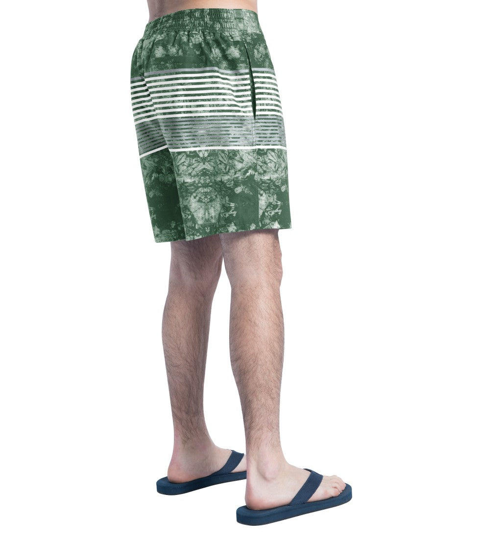 Green Bay Packers G-III Sports by Carl Banks Horizon Volley Swim Shorts - Green/Gray discount